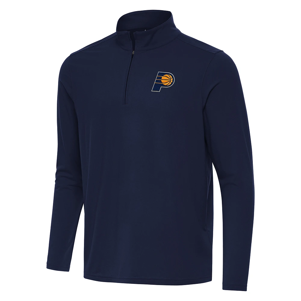 Men's Antigua Navy Indiana Pacers Intent Quarter-Zip Top