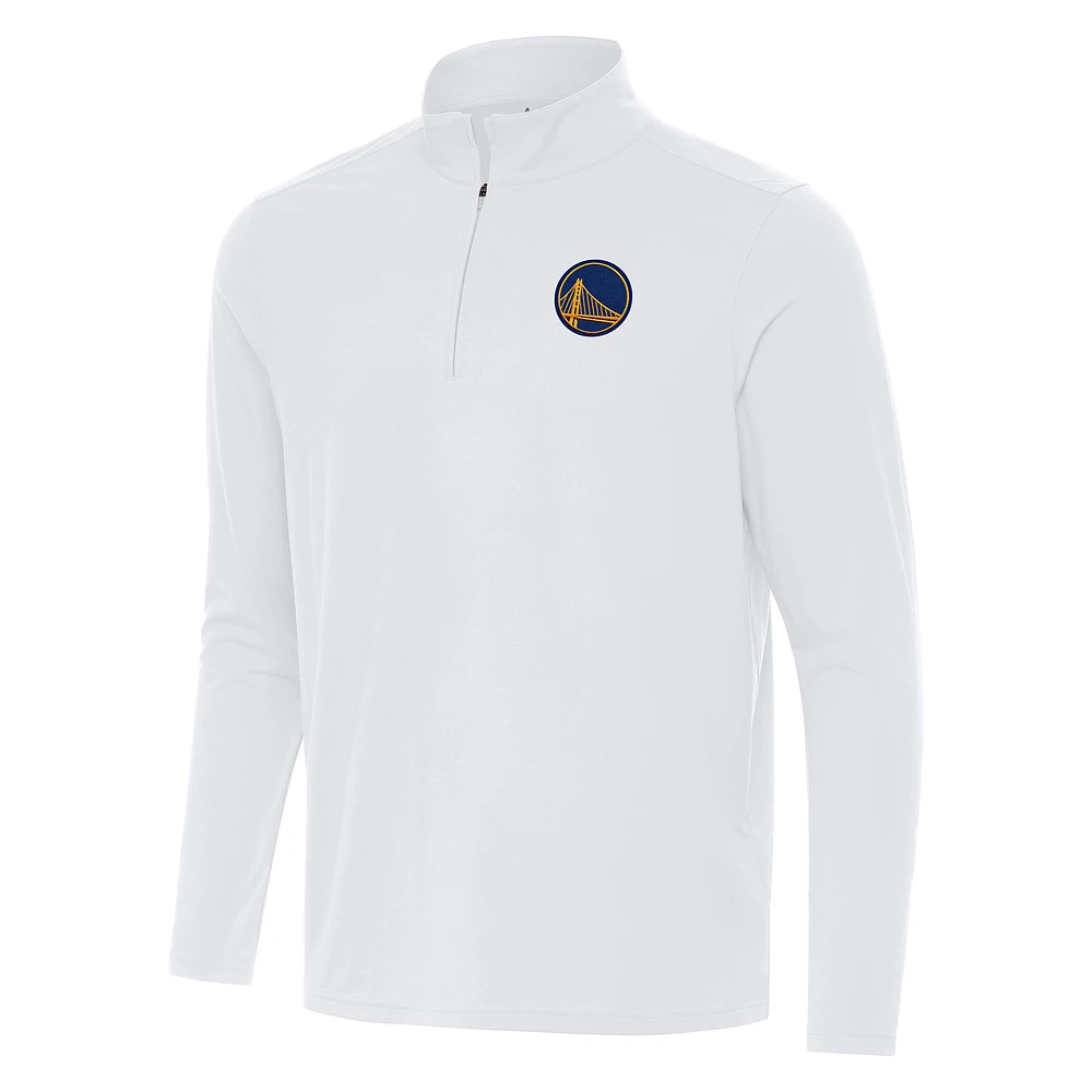 Men's Antigua Golden State Warriors Intent Quarter-Zip Top