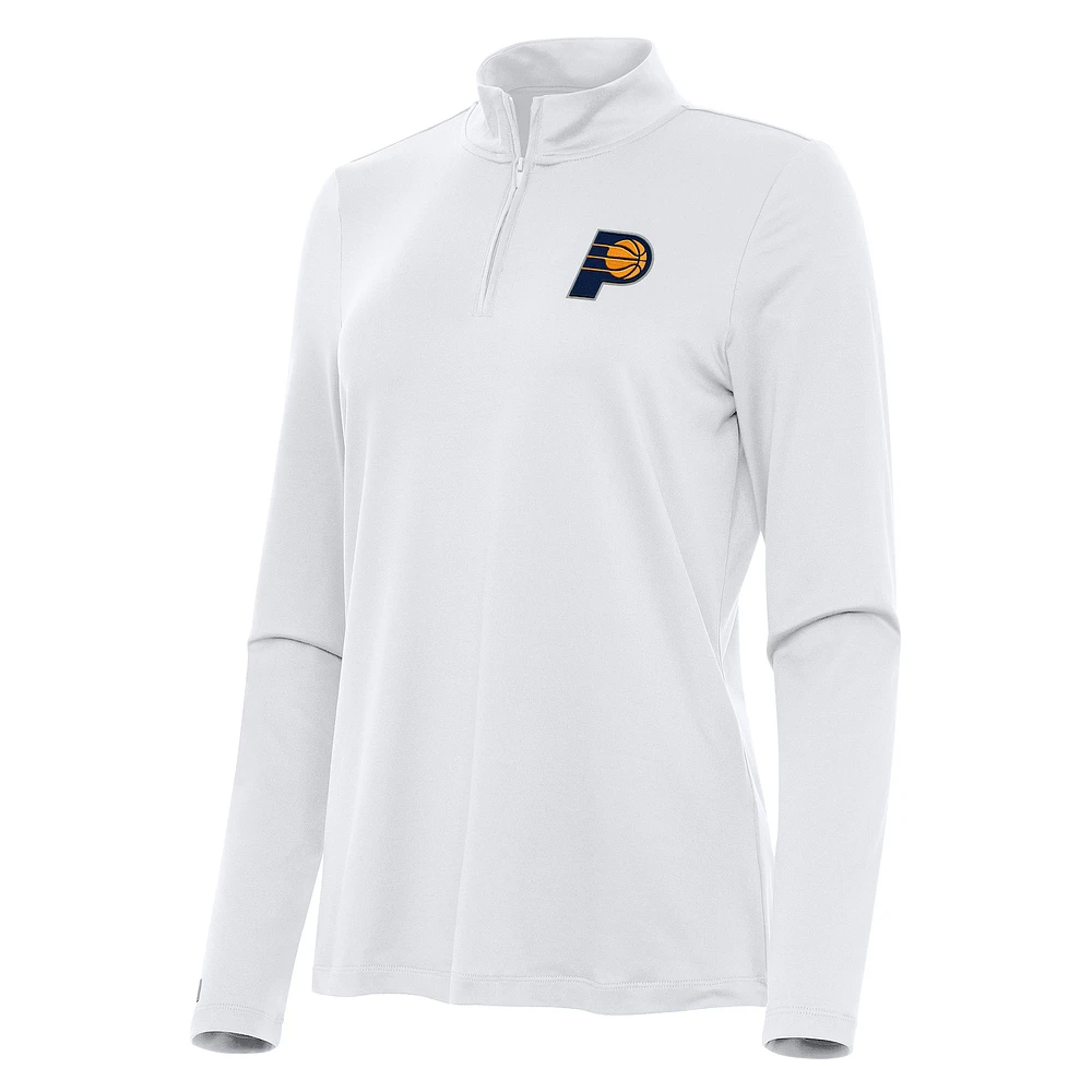Women's Antigua Indiana Pacers Reprocess Quarter-Zip Top