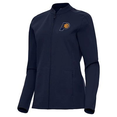 Women's Antigua Navy Indiana Pacers Regard Full-Zip Jacket
