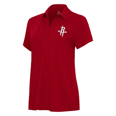 Women's Antigua Red Houston Rockets Era Polo