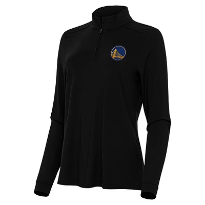 Women's Antigua Golden State Warriors Intent Quarter-Zip Top