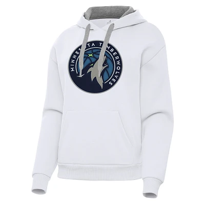 Women's Antigua Minnesota Timberwolves Victory Pullover Hoodie