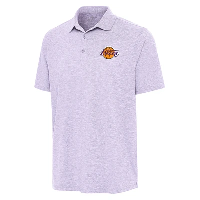 Men's Antigua Lavender Los Angeles Lakers Par 3 Polo