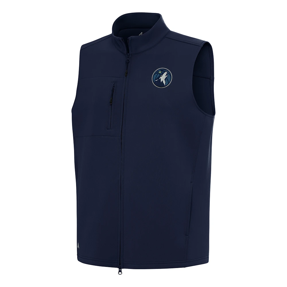 Men's Antigua Navy Minnesota Timberwolves Demand Full-Zip Vest