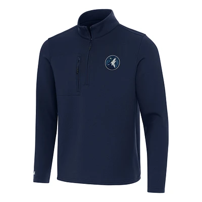 Men's Antigua Navy Minnesota Timberwolves Insider Quarter-Zip Top