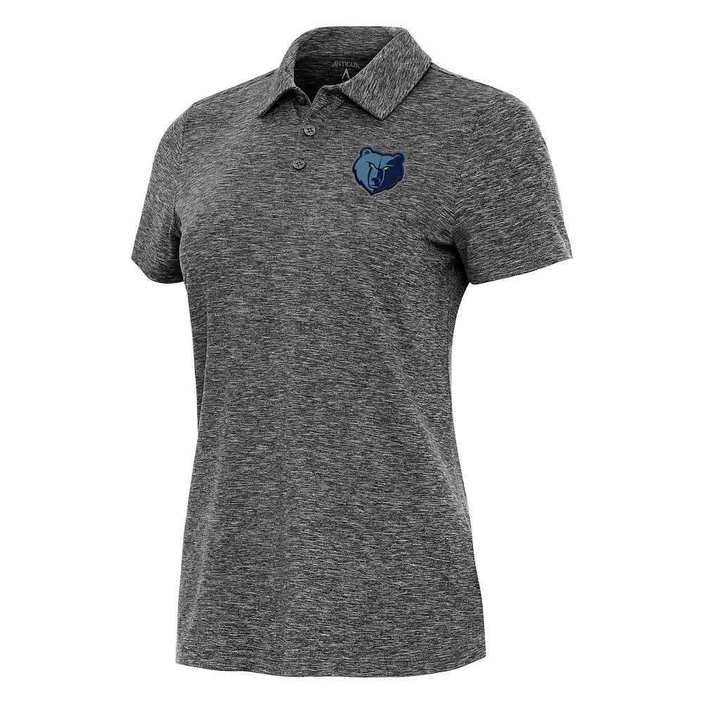 Women's Antigua Heather Memphis Grizzlies Matter Polo