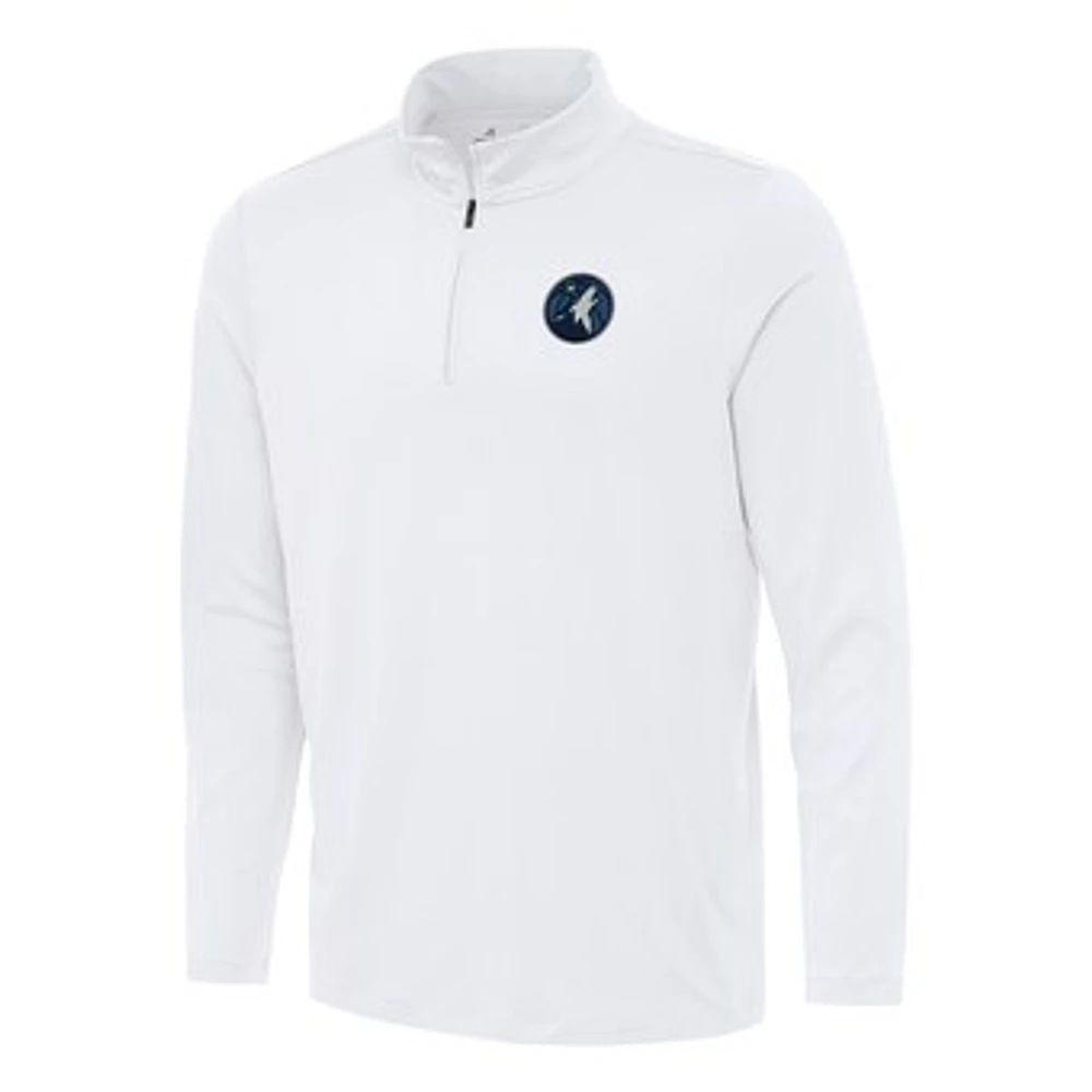 Men's Antigua Minnesota Timberwolves Reprocess Quarter-Zip Top