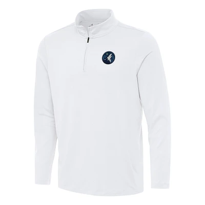 Men's Antigua Minnesota Timberwolves Reprocess Quarter-Zip Top
