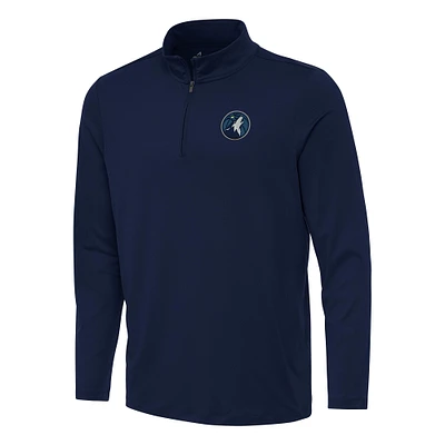 Men's Antigua Navy Minnesota Timberwolves Reprocess Quarter-Zip Top