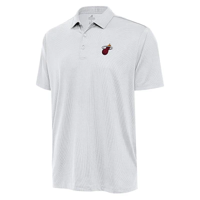 Men's Antigua White Miami Heat Ellipse Polo