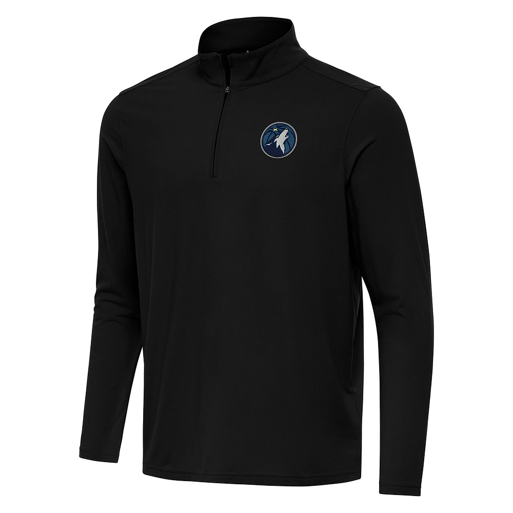Men's Antigua Minnesota Timberwolves Intent Quarter-Zip Top