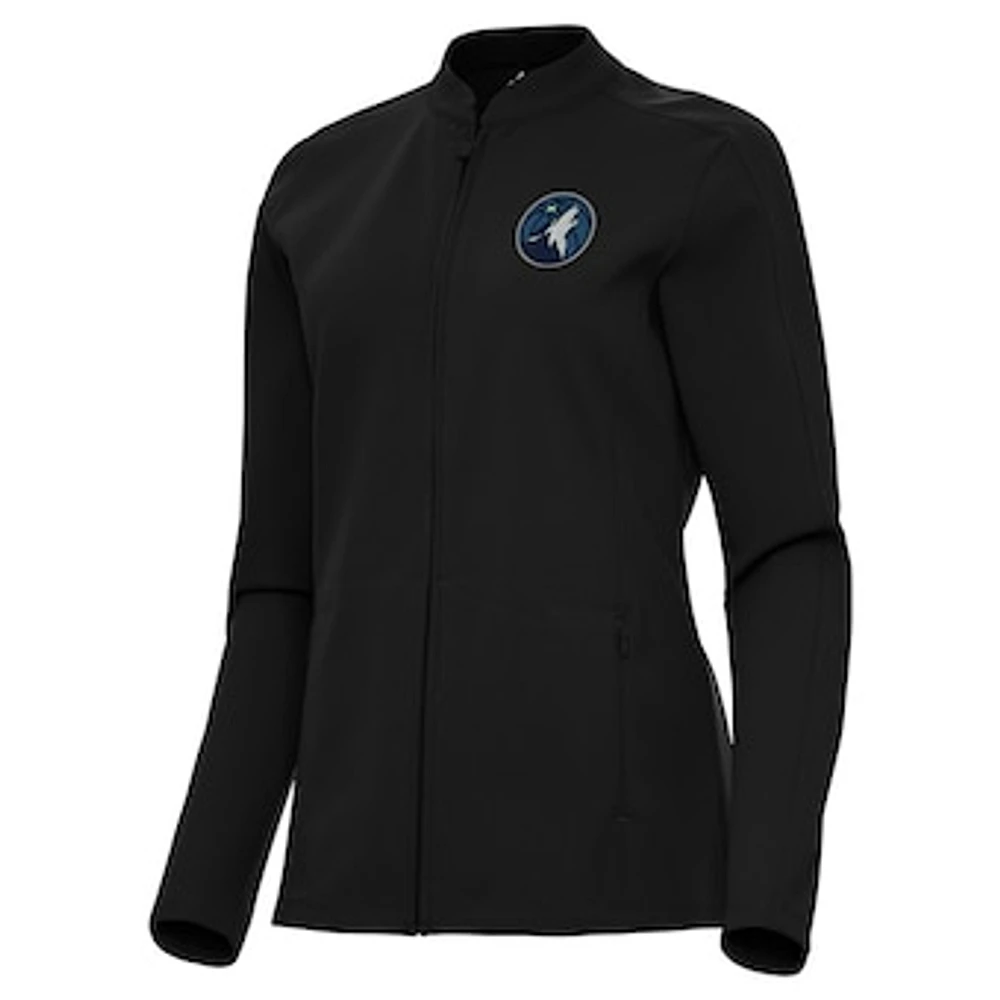 Women's Antigua Minnesota Timberwolves Regard Full-Zip Jacket