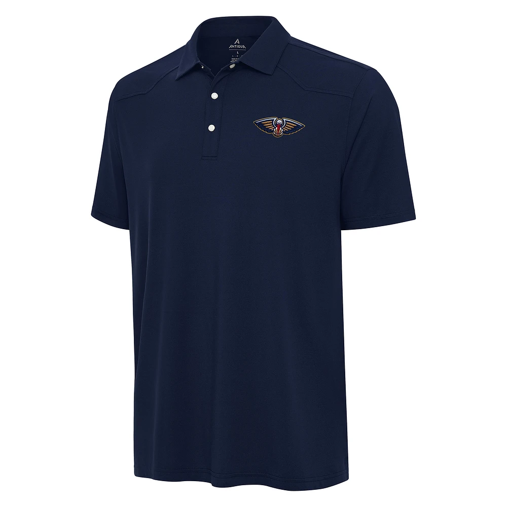 Men's Antigua Navy New Orleans Pelicans Western Polo