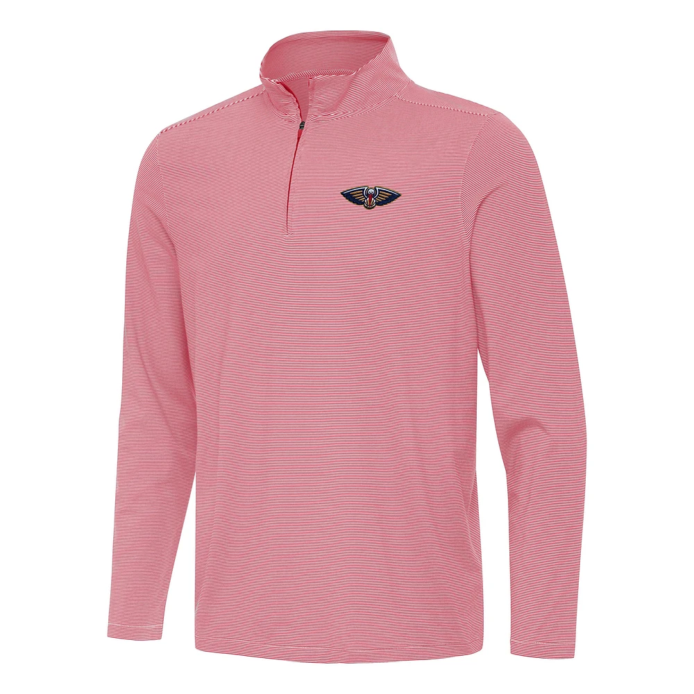 Men's Antigua New Orleans Pelicans Twine Quarter-Zip Top