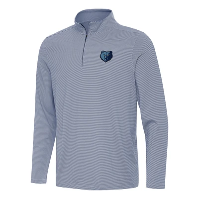 Men's Antigua Navy Memphis Grizzlies Twine Quarter-Zip Top
