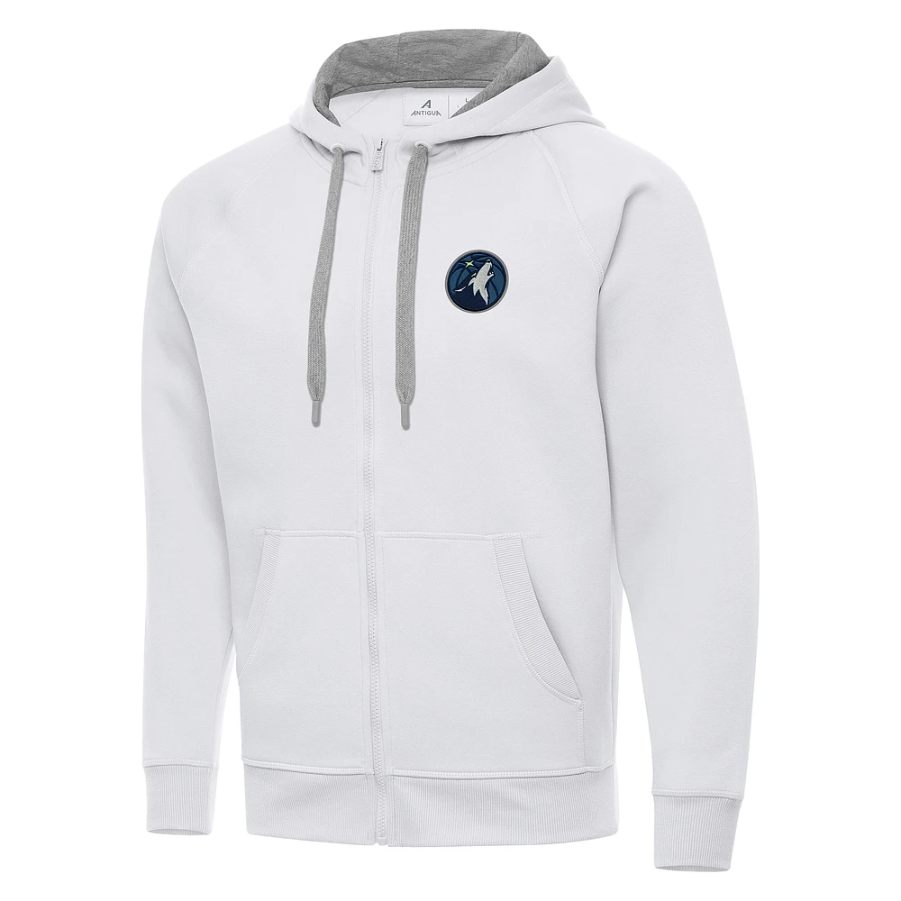 Men's Antigua Minnesota Timberwolves Big & Tall Victory Full-Zip Hoodie Jacket
