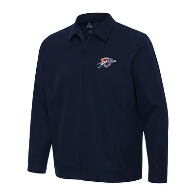 Men's Antigua Navy Oklahoma City Thunder Pivot Full-Zip Jacket