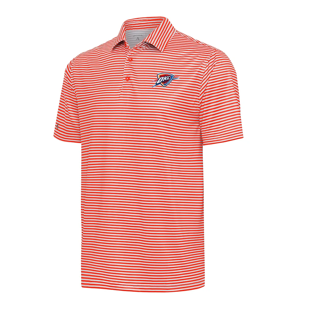 Men's Antigua Orange Oklahoma City Thunder Skills Polo