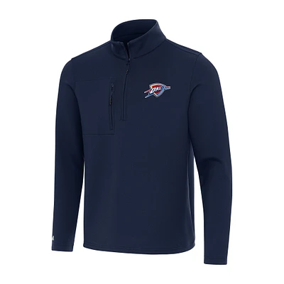 Men's Antigua Navy Oklahoma City Thunder Insider Quarter-Zip Top