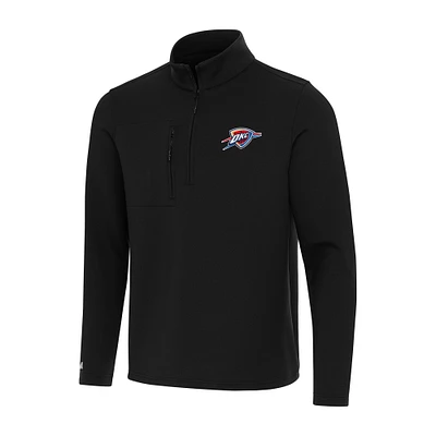 Men's Antigua Oklahoma City Thunder Insider Quarter-Zip Top