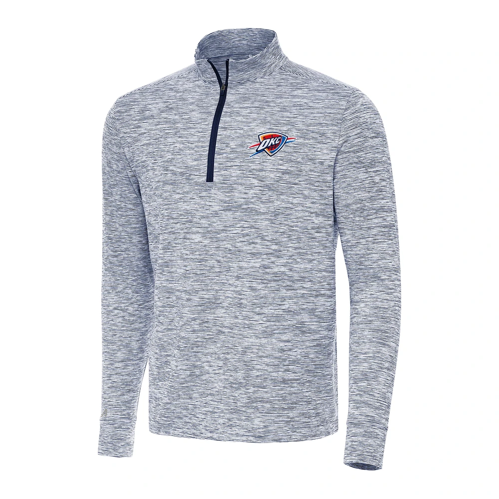 Men's Antigua Navy Oklahoma City Thunder Cause Quarter-Zip Top