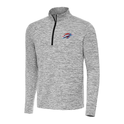Men's Antigua Oklahoma City Thunder Cause Quarter-Zip Top
