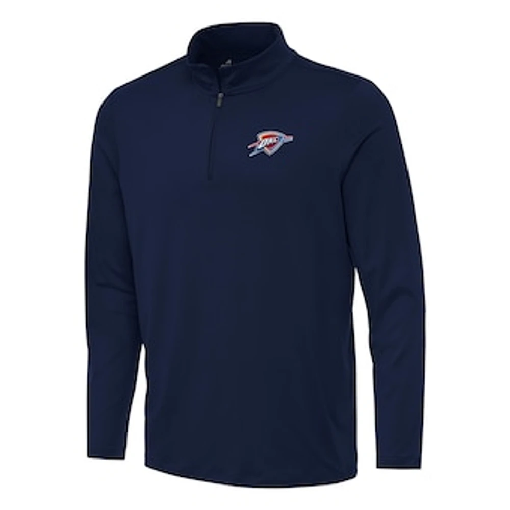 Men's Antigua Navy Oklahoma City Thunder Reprocess Quarter-Zip Top