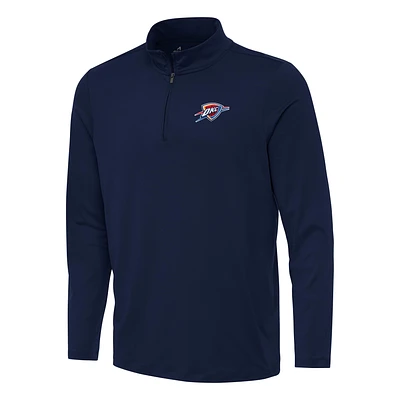 Men's Antigua Navy Oklahoma City Thunder Reprocess Quarter-Zip Top