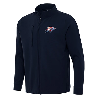 Men's Antigua Navy Oklahoma City Thunder Regard Full-Zip Jacket