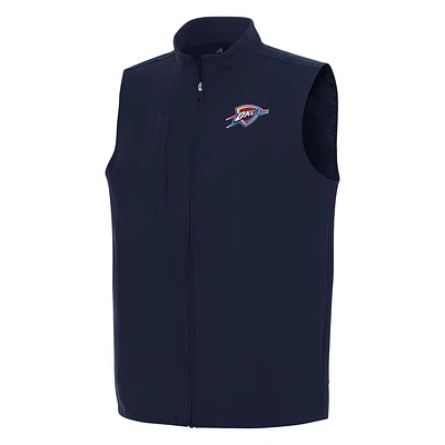 Men's Antigua Navy Oklahoma City Thunder Regard Full-Zip Vest