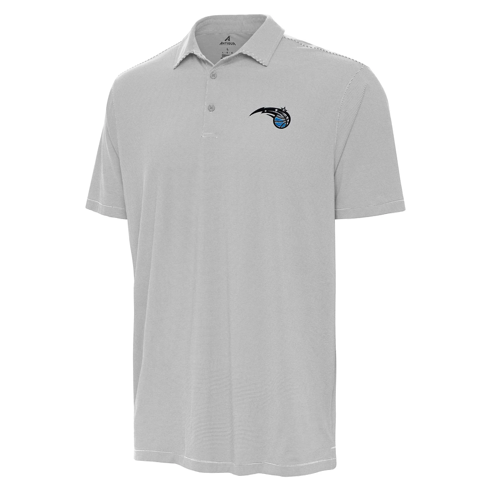 Men's Antigua Gray Orlando Magic Twine Polo