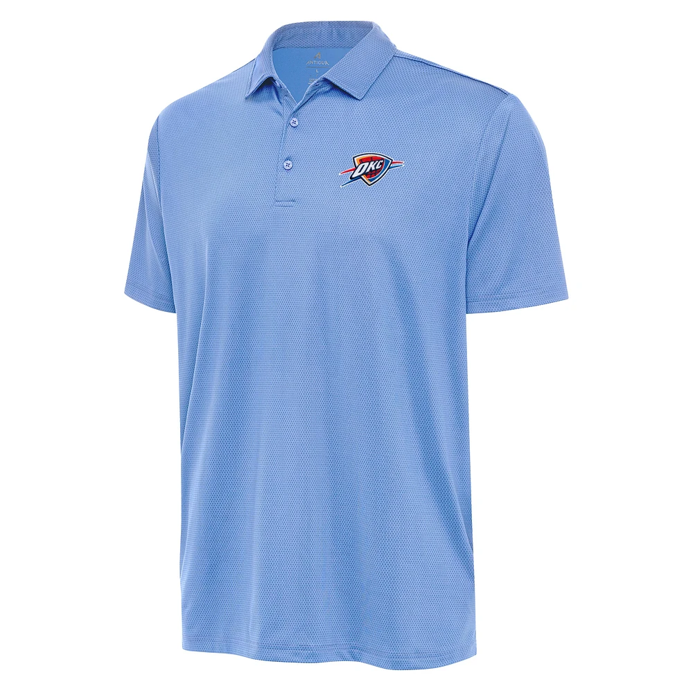 Men's Antigua Powder Blue Oklahoma City Thunder Ellipse Polo