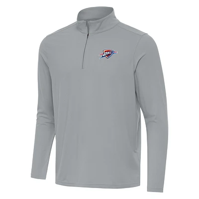 Men's Antigua Oklahoma City Thunder Intent Quarter-Zip Top