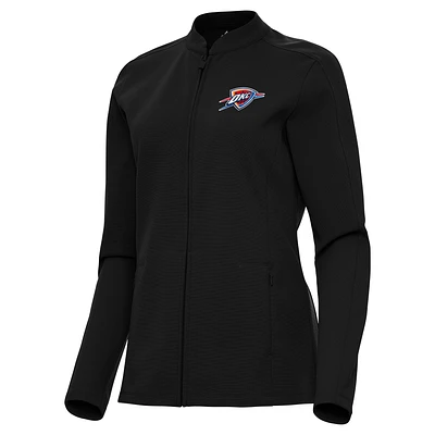 Women's Antigua Oklahoma City Thunder Regard Full-Zip Jacket