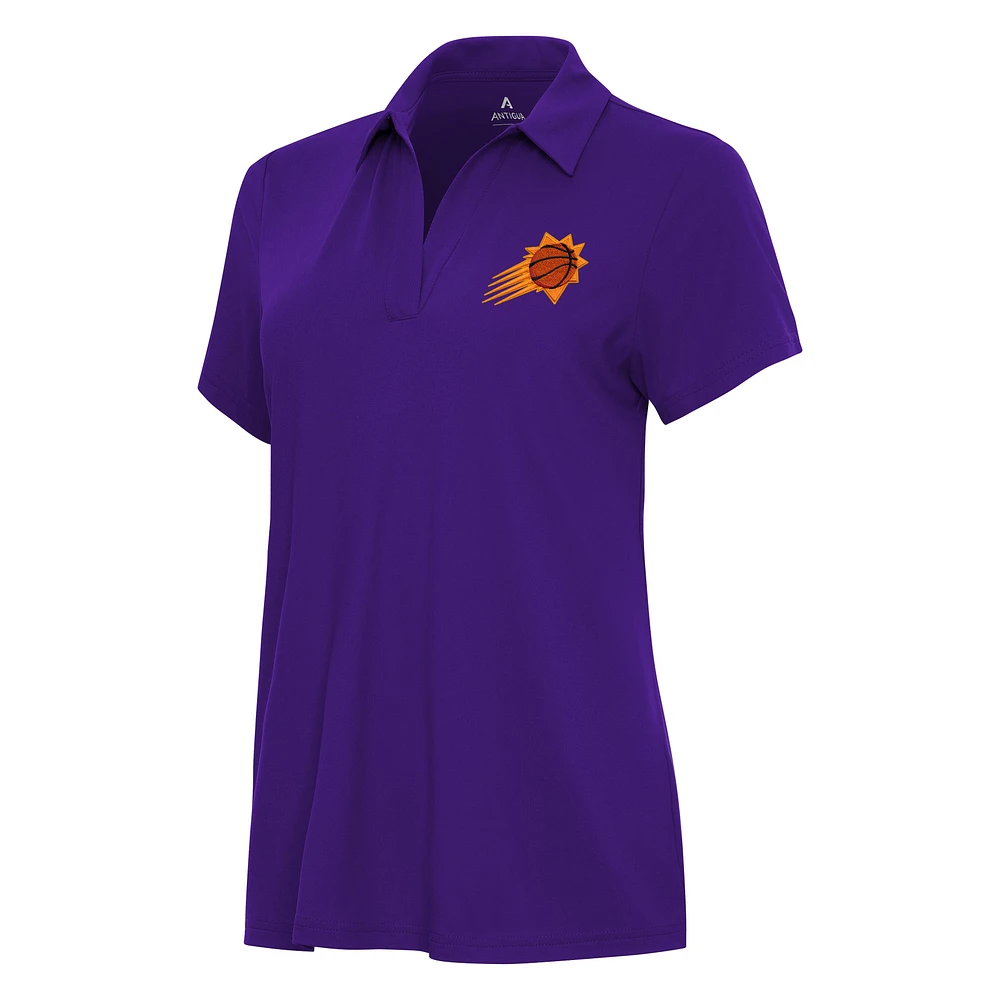 Women's Antigua Purple Phoenix Suns Era Polo