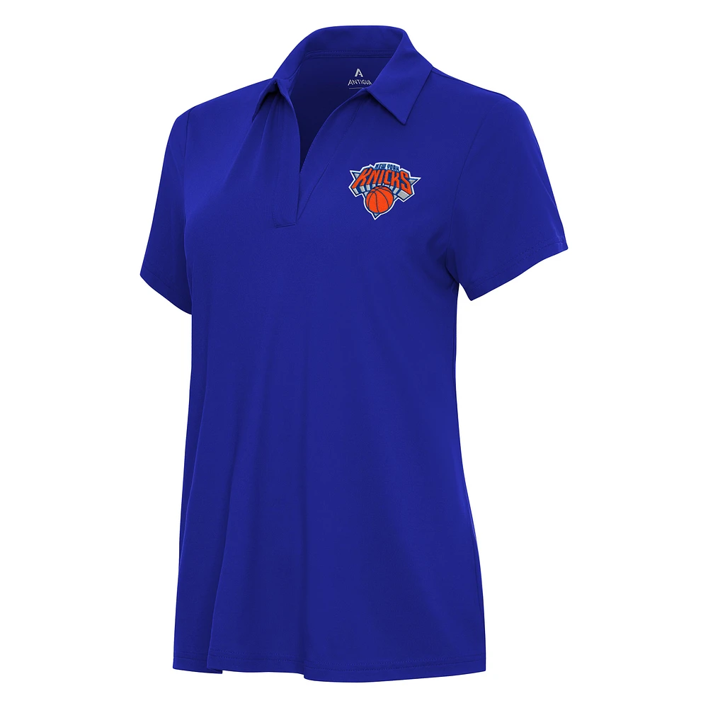 Women's Antigua Blue New York Knicks Era Polo