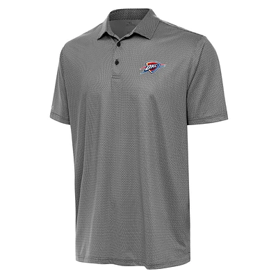 Men's Antigua /White Oklahoma City Thunder Rings Polo