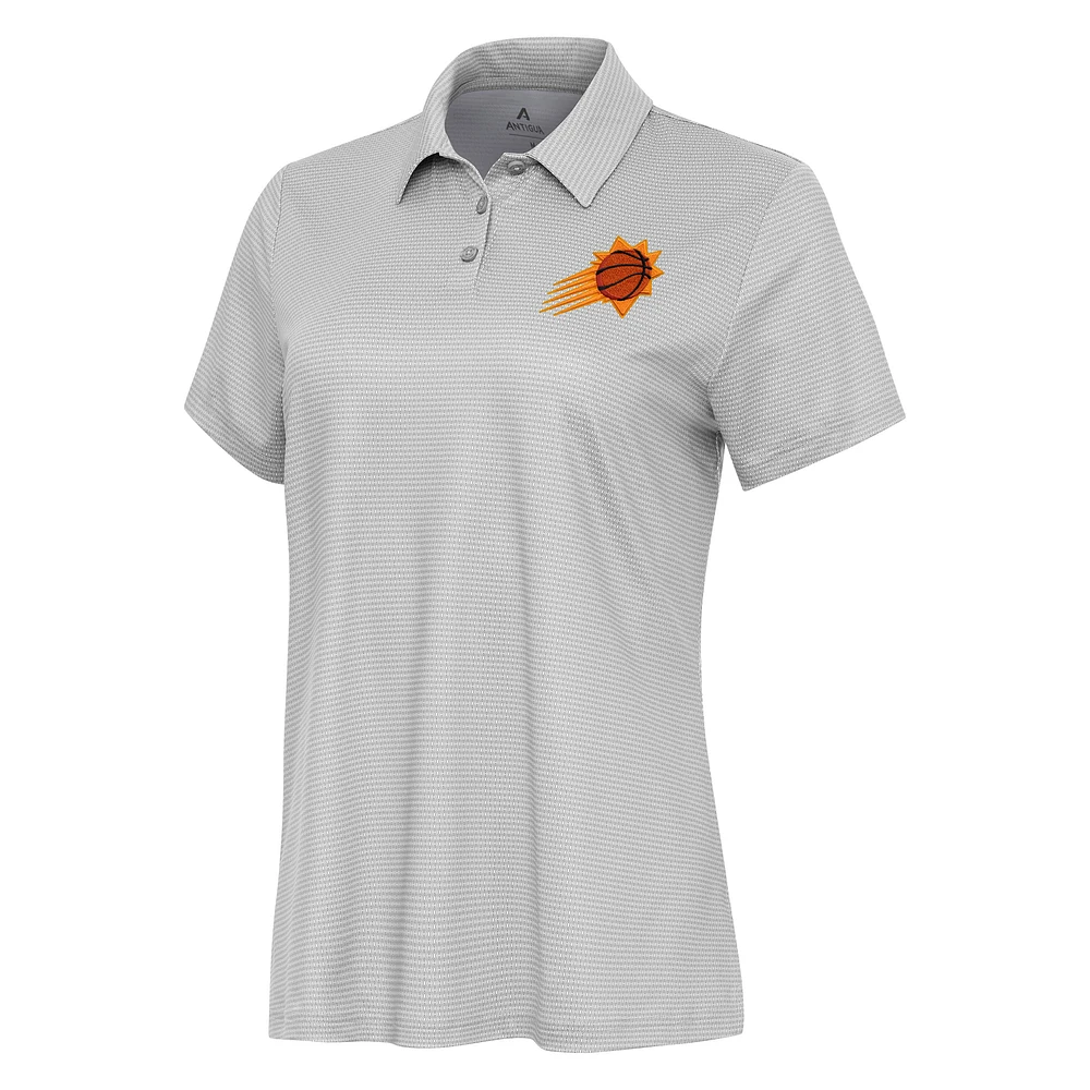 Women's Antigua White Phoenix Suns Rings Polo