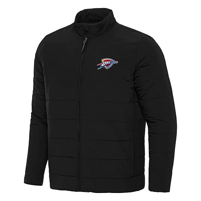 Men's Antigua Oklahoma City Thunder Swelter Full-Zip Puffer Jacket
