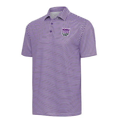 Men's Antigua  Purple Sacramento Kings Skills Polo
