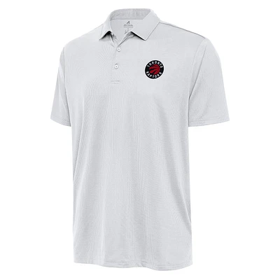 Men's Antigua White Toronto Raptors Big & Tall Ellipse Polo
