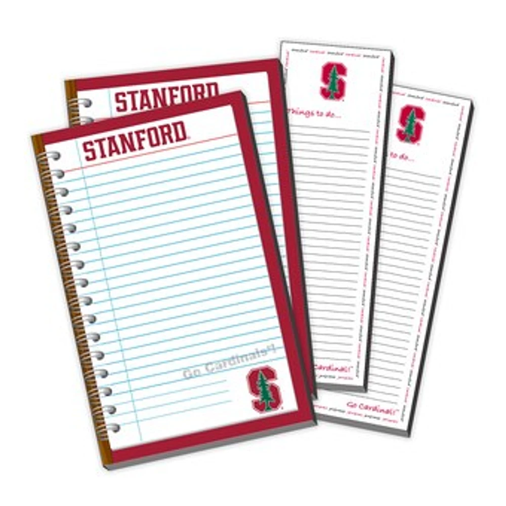 Stanford Cardinal 4-Pack Memo Pad & Things To Do Pad