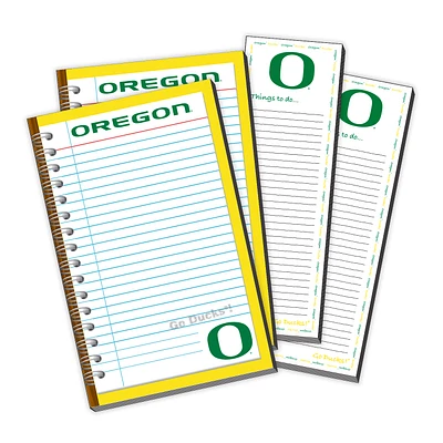 Oregon Ducks 4-Pack Memo Pad & Things To Do Pad