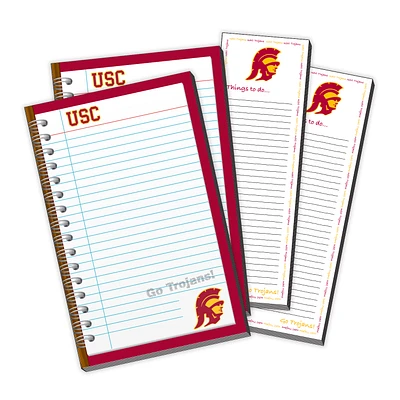 USC Trojans 4-Pack Memo Pad & Things To Do Pad
