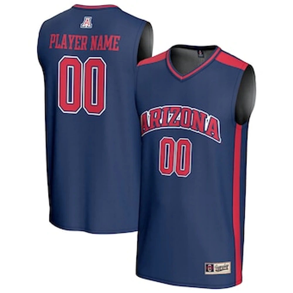 Men's GameDay Greats Navy Arizona Wildcats NIL Pick-A-Player Lightweight Basketball Fashion Jersey