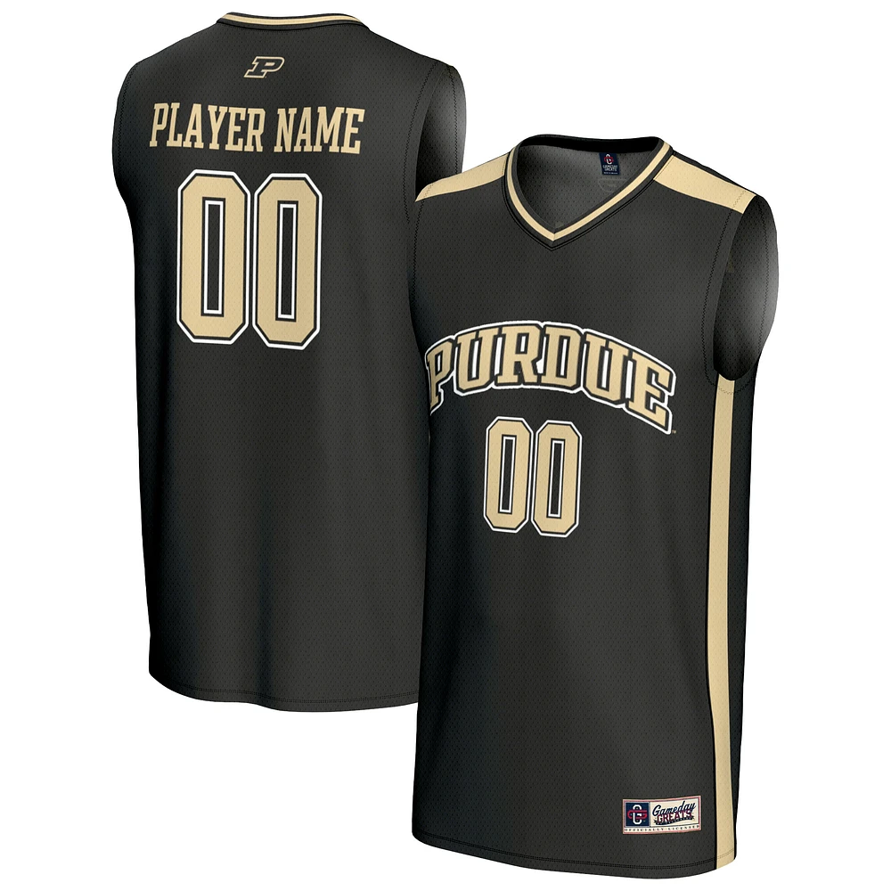 Men's GameDay Greats Black Purdue Boilermakers NIL Pick-A-Player Lightweight Basketball Fashion Jersey