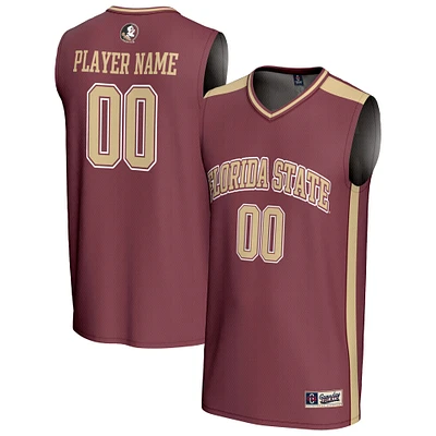 Men's GameDay Greats Garnet Florida State Seminoles NIL Pick-A-Player Lightweight Basketball Fashion Jersey