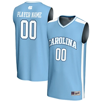 Youth GameDay Greats Light Blue North Carolina Tar Heels NIL Pick-A-Player Lightweight Men's Basketball Fashion Jersey