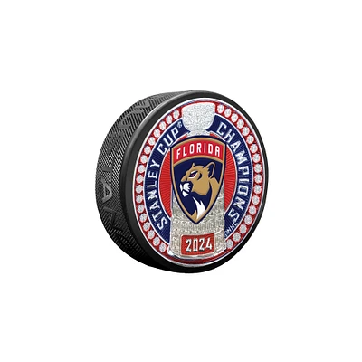 Florida Panthers 2024 Stanley Cup Champions Trimflexx Puck